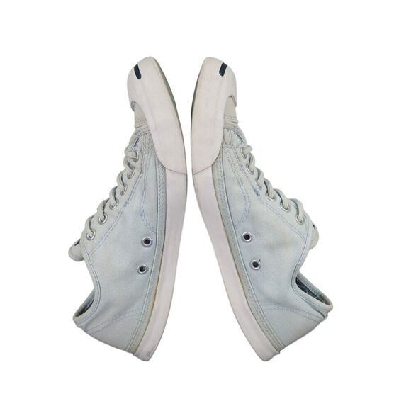 Converse Shoes Womens 9 Sneakers Jack Purcell Ox Classic Canvas Retro Blue Low - Picture 9 of 14